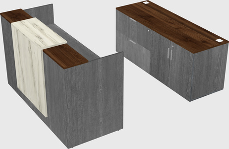 Modular reception desk