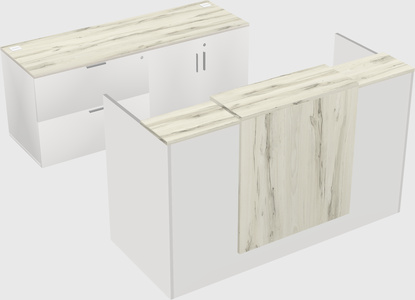 Modular reception desk