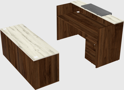 Modular reception desk