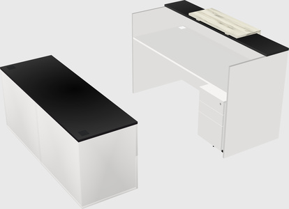 Modular reception desk