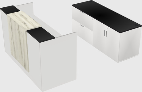 Modular reception desk