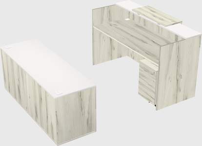 Modular reception desk