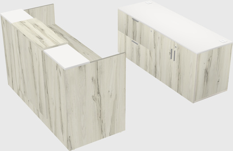 Modular reception desk