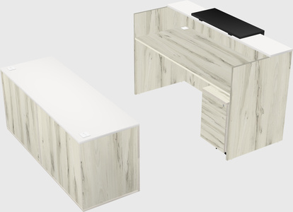 Modular reception desk