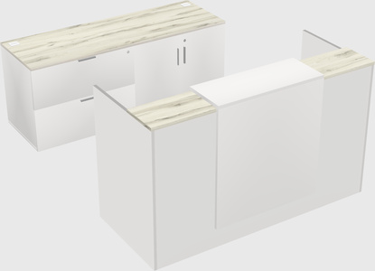 Modular reception desk