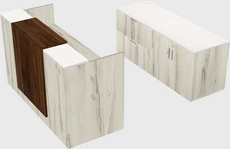 Modular reception desk