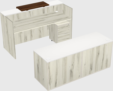 Modular reception desk