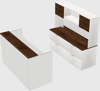 Modular reception desk