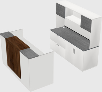 Modular reception desk