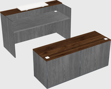 Modular reception desk