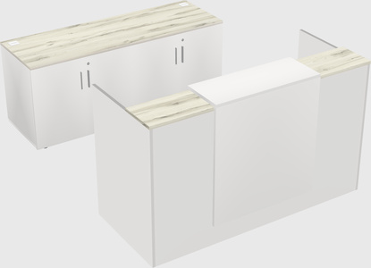 Modular reception desk