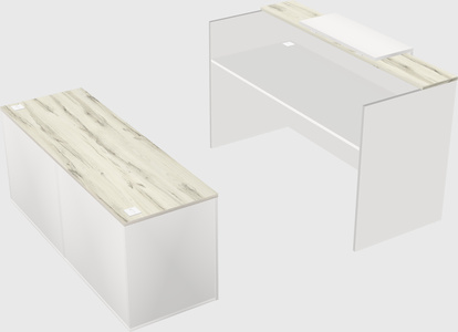 Modular reception desk