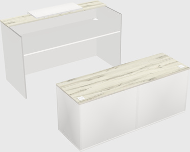 Modular reception desk