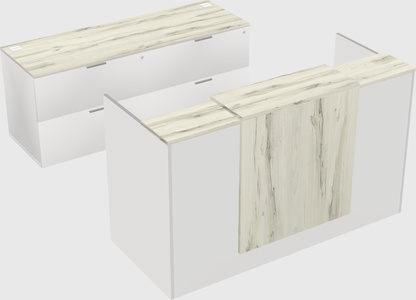 Modular reception desk