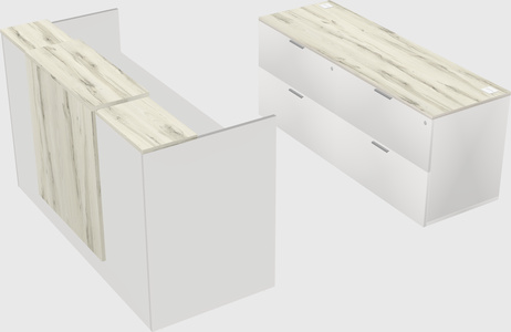 Modular reception desk