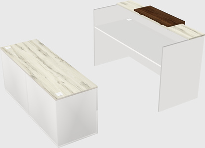 Modular reception desk
