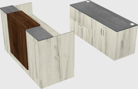Modular reception desk