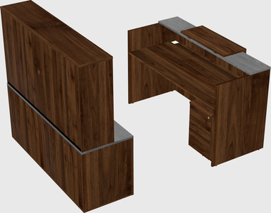 Modular reception desk