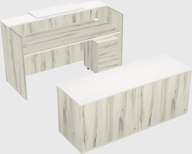 Modular reception desk