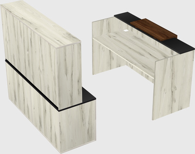 Modular reception desk