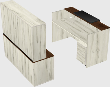 Modular reception desk