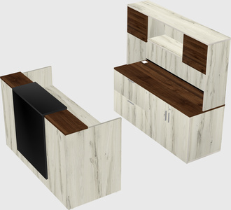 Modular reception desk