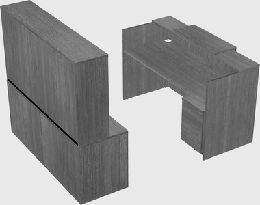 Modular reception desk
