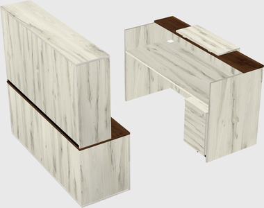 Modular reception desk