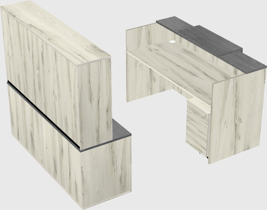 Modular reception desk