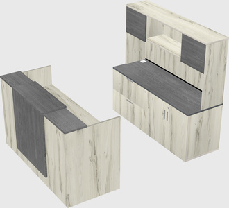 Modular reception desk