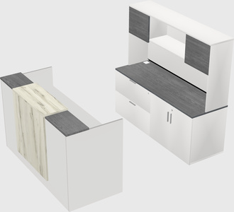 Modular reception desk