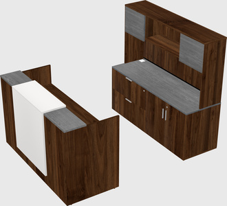 Modular reception desk