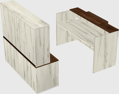 Modular reception desk
