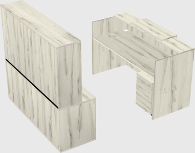 Modular reception desk