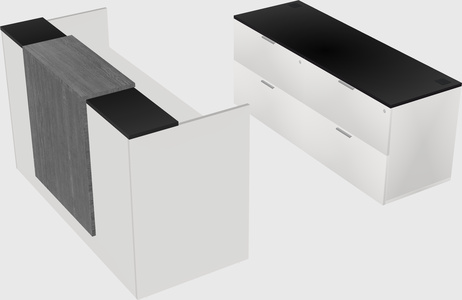 Modular reception desk