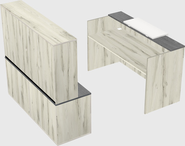 Modular reception desk