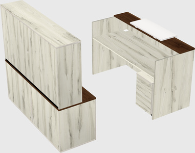 Modular reception desk