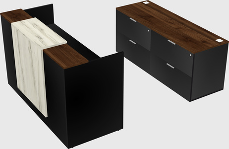 Modular reception desk
