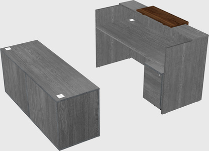 Modular reception desk