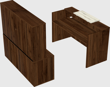 Modular reception desk
