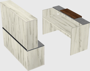 Modular reception desk