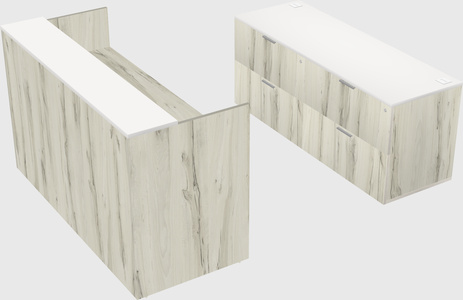 Modular reception desk