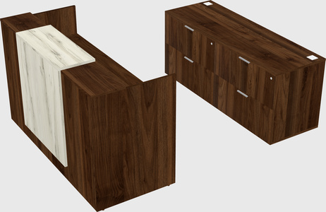 Modular reception desk