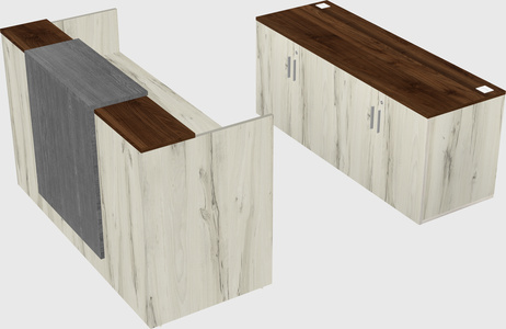 Modular reception desk