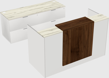 Modular reception desk