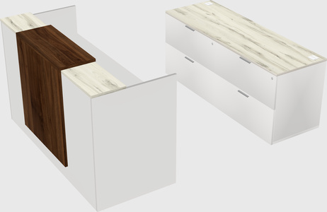 Modular reception desk