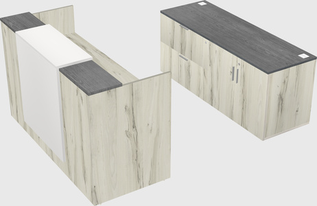 Modular reception desk