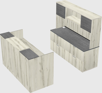 Modular reception desk