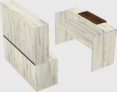 Modular reception desk