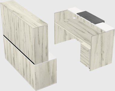 Modular reception desk